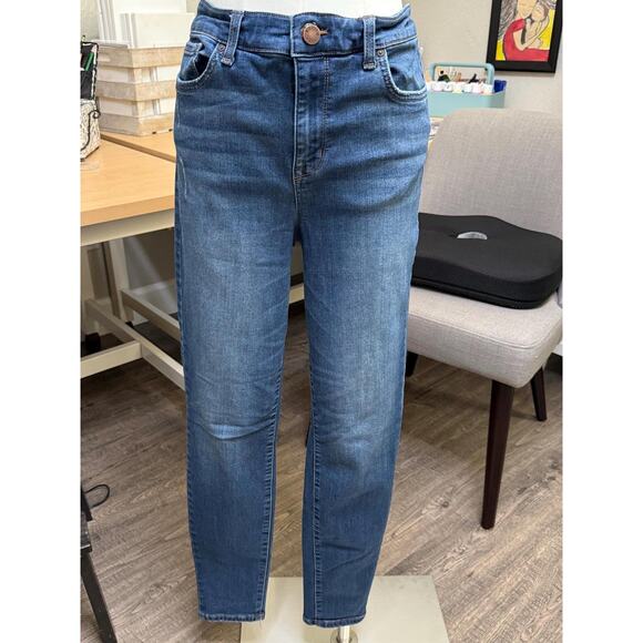 William Rast jeans high-rise skinny leg size 30 Blue denim - Picture 1 of 3